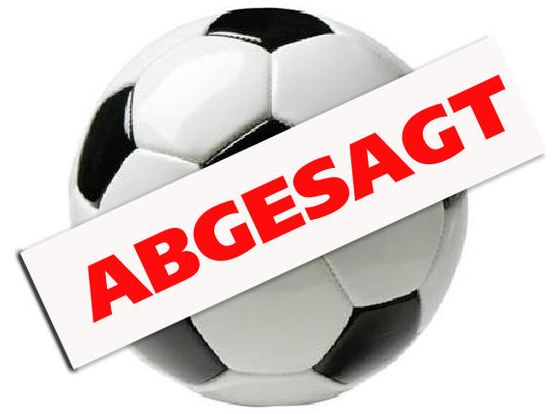 fussball abgesagt